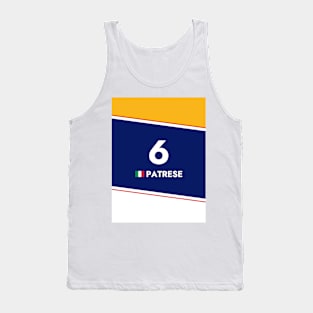 F1 Legends - Riccardo Patrese Tank Top